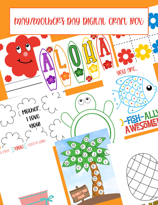 Mother's Day/Island Printable Craft Bundle