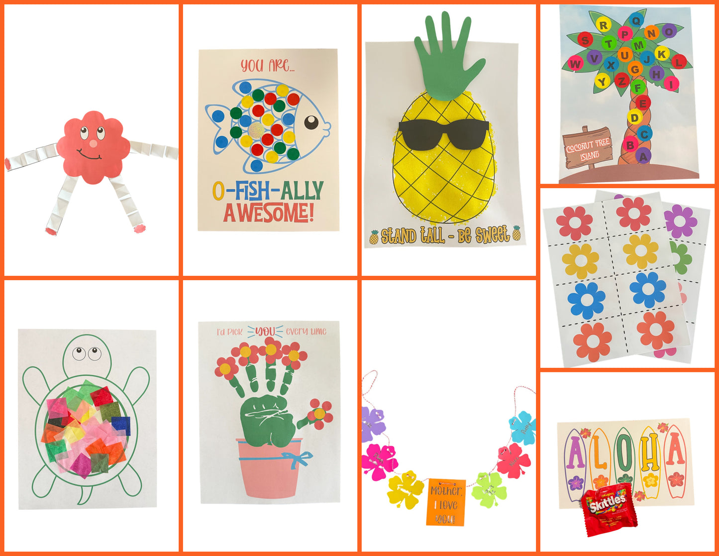 Mother's Day/Island Printable Craft Bundle