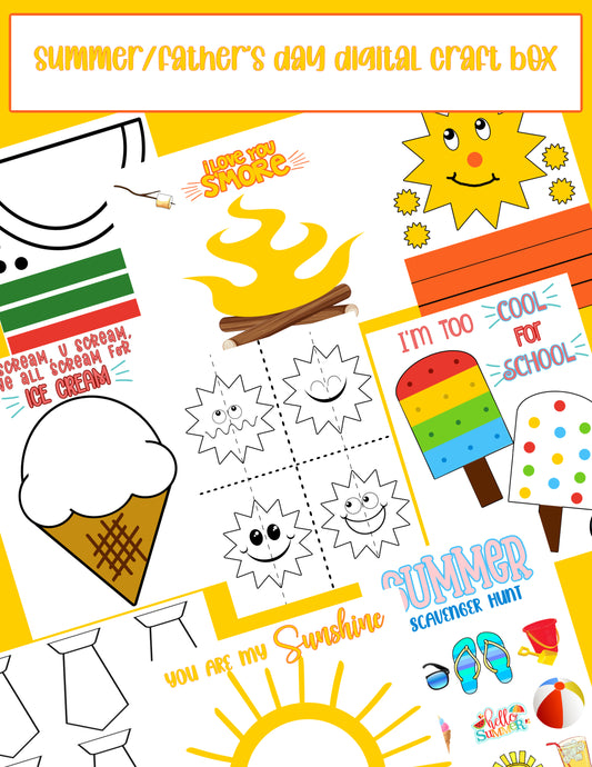 Father's Day/Summer Printable Bundle