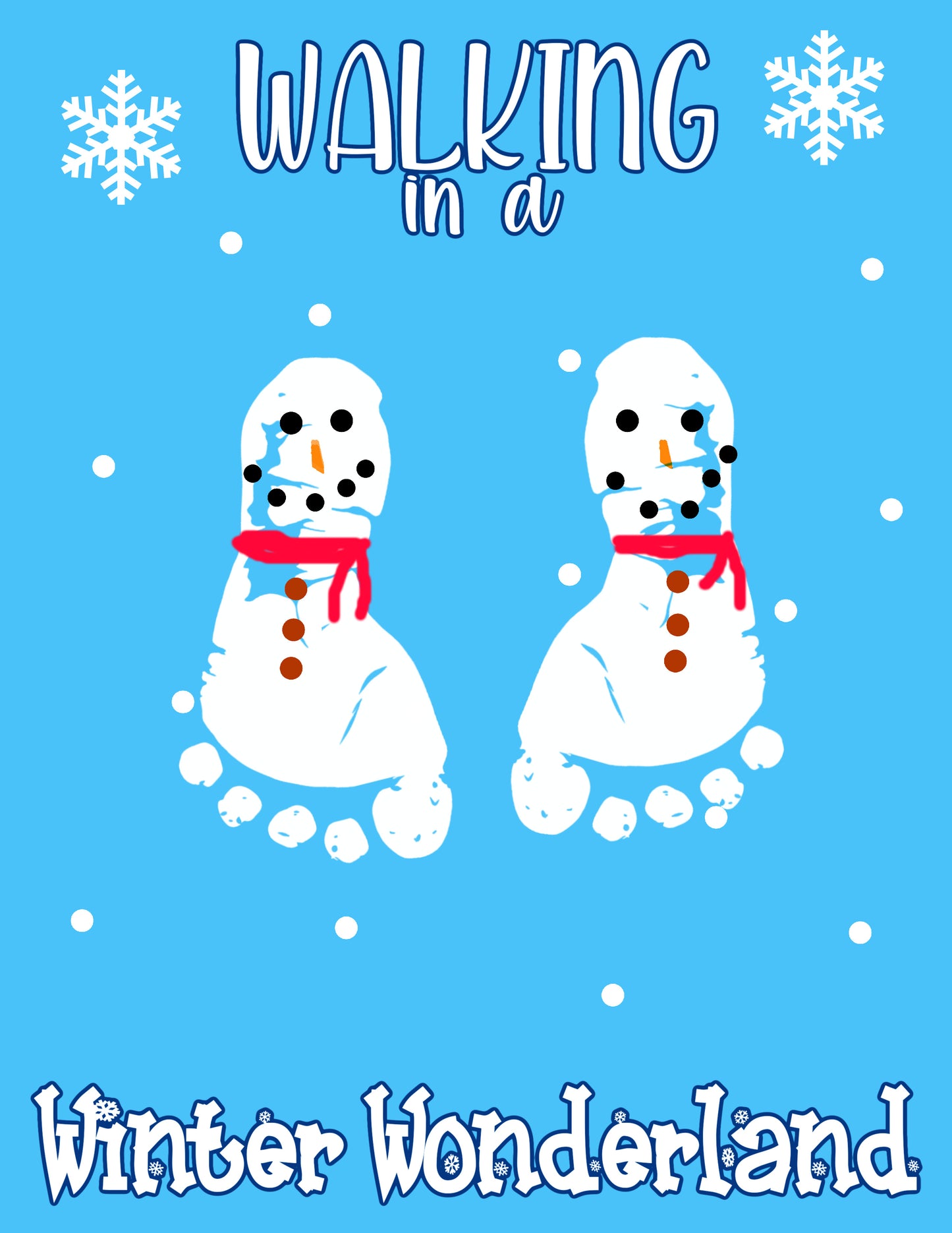 Winter Handprint/Footprint bundle