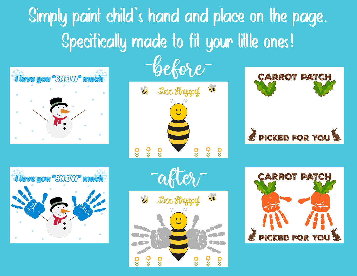 2025 Handprint Calendar- PDF (printable download)