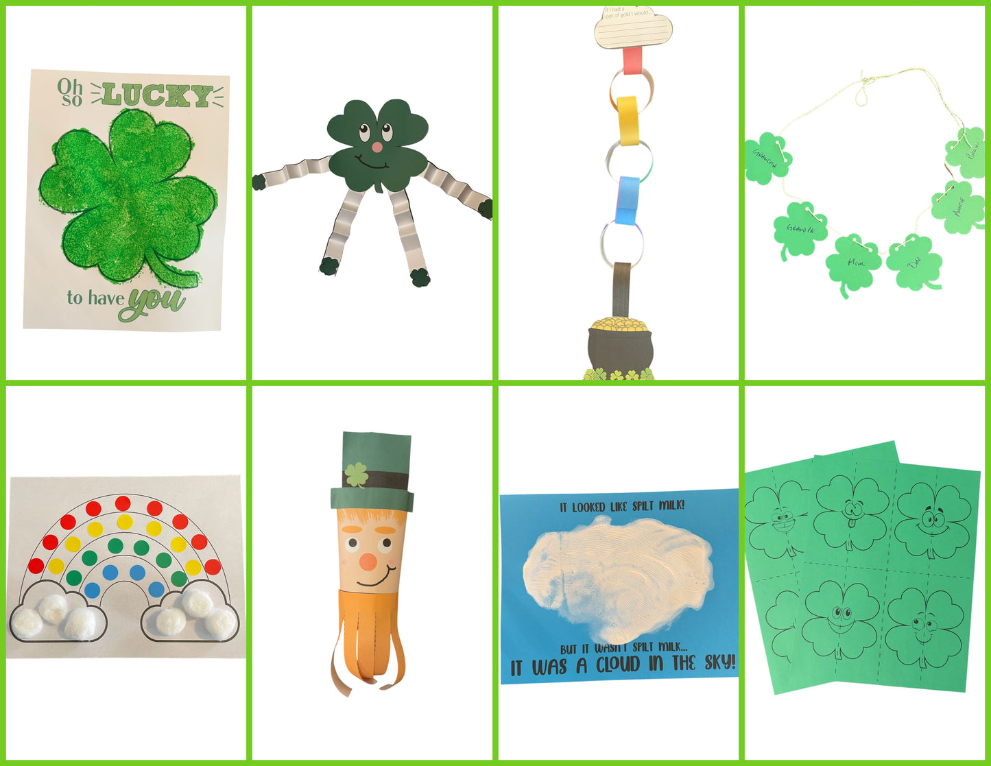 St. Patrick's Printable craft bundle